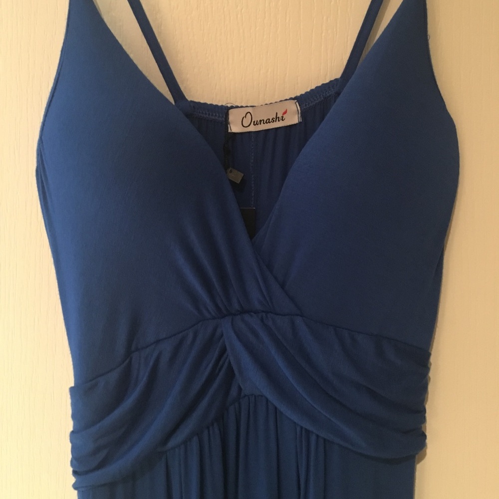 Maxi dress in royal blue